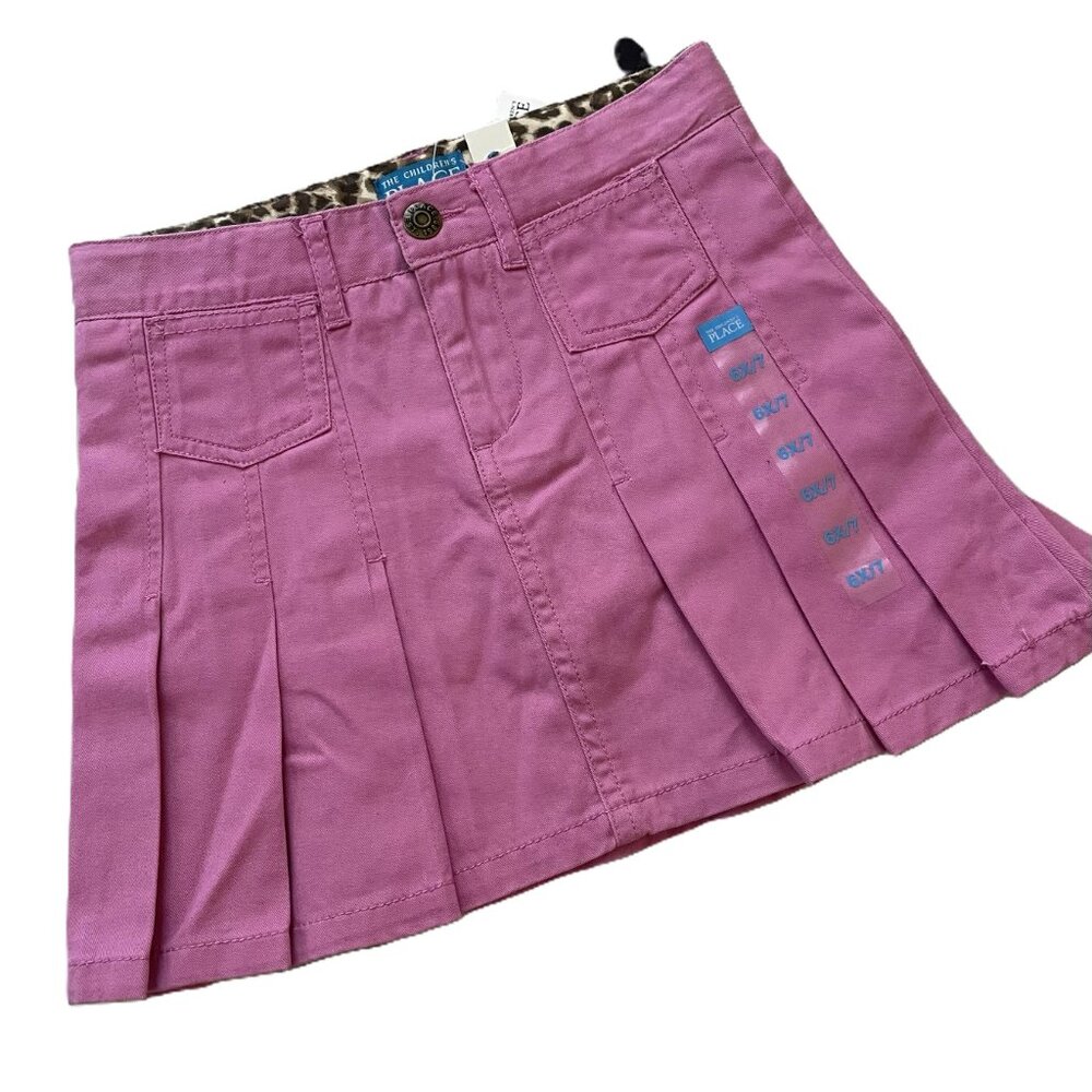 NWT Vintage Y2K The Children’s Place Pink Pleated Skort - Size 6X/7